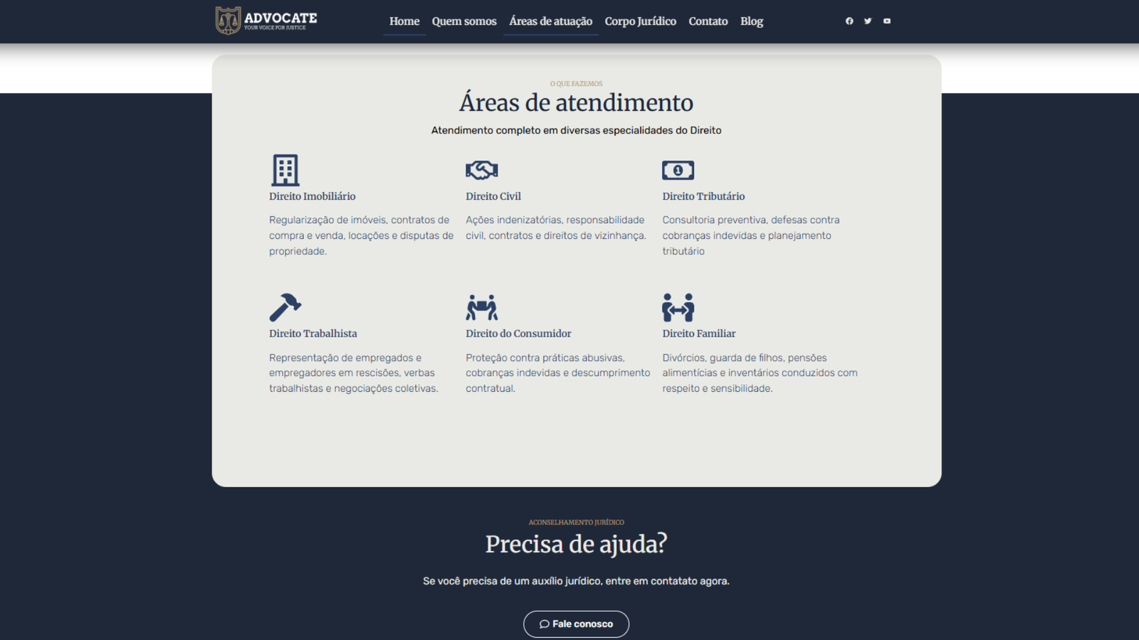 Corpo Jurídico — Autoridade & proximidade
